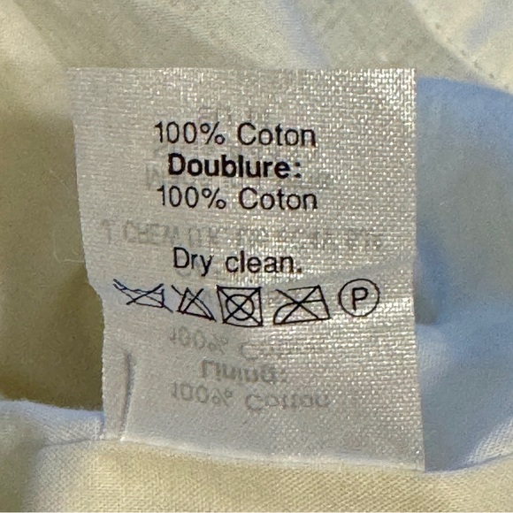 J. Crew Mini Dress Carrie Dot' Cotton Ivory Black Gorgeous! S 4 - Picture 16 of 16